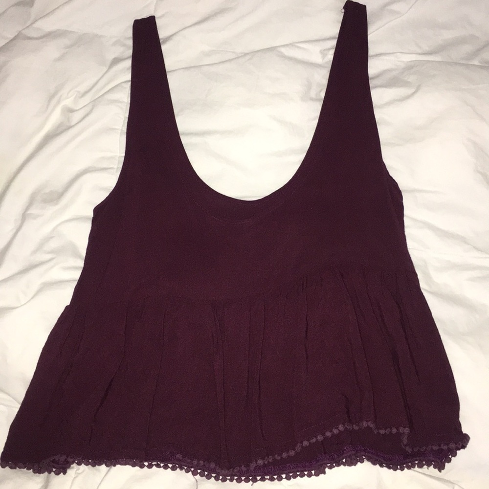 Babydoll Tank Top burgundy